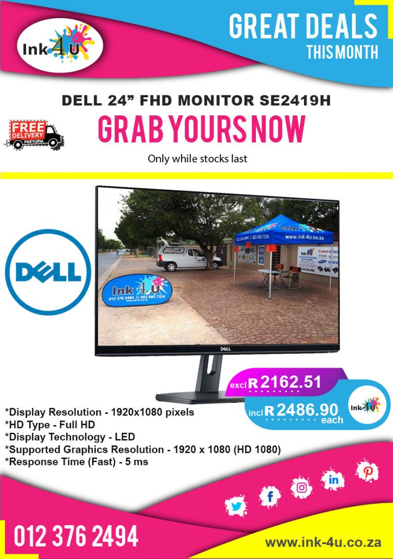 DELL 24″ Full HD Monitor.